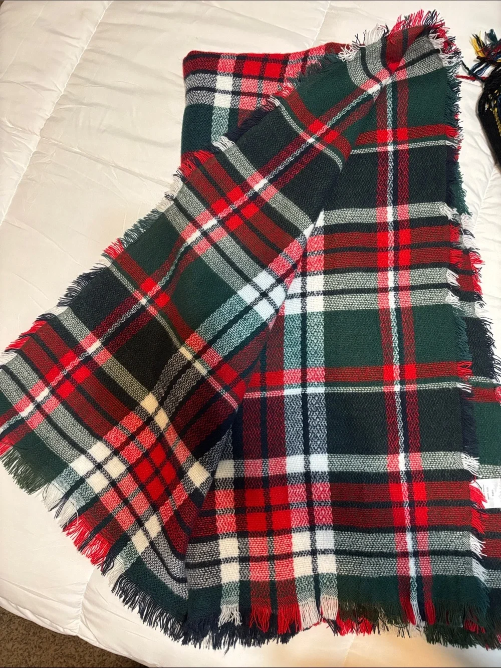 Plaid Holiday Scarves